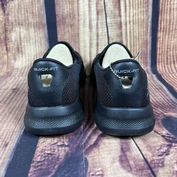 NEW Skechers Go Walk 6 Sneaker Shoes Mens 7 XW Womens 9 XW Triple Black Wide Box