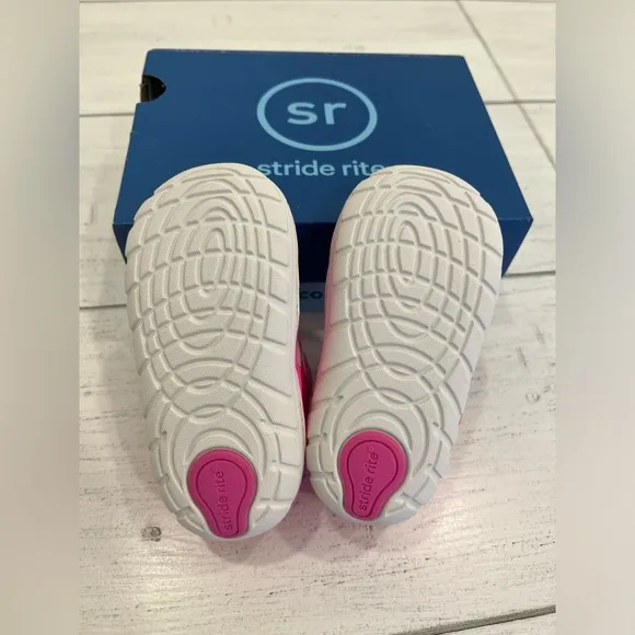 New Stride Rite Pink Flamingo Splash Sandals Toddler Girl Size 5 BNIB NWT