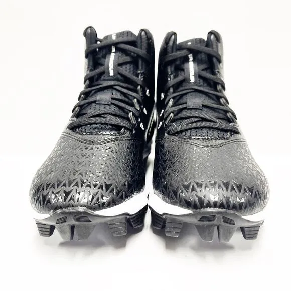 NEW Under Armour Hammer Mid JR Football Cleats Shoes Kids Size 5.5