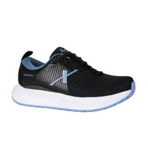 NEW XELERO women's steadfast shoes - wide width in black/periwinkle