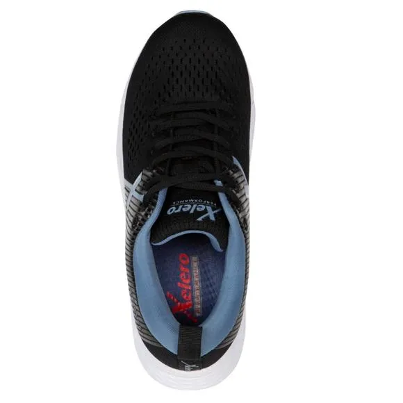 NEW XELERO women's steadfast shoes - wide width in black/periwinkle