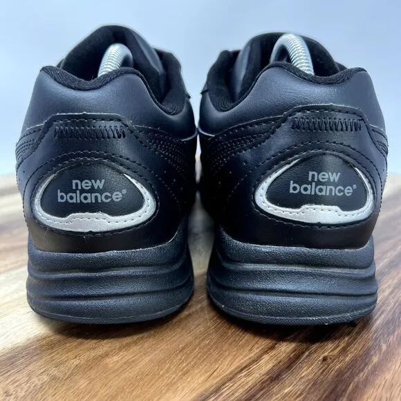 New Balance 577 DSL-2 Abzorb Shoes Men's 9 2E Wide Black Leather Hook and Loop