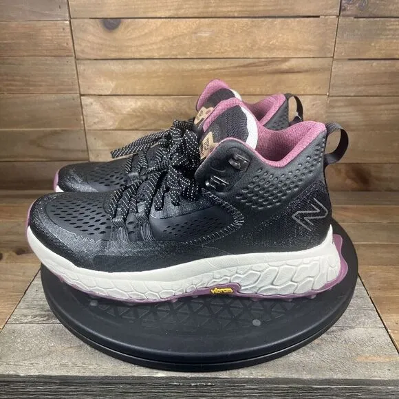 New Balance Women's Size US 7 Fresh Foam x Hierro HT Mid Top Black Purple Shoes