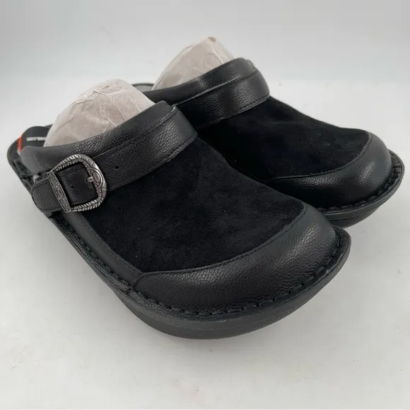 NIB! Alegria Women’s Seville Black Flex Clogs Mules Shoes - Size 7-7.5