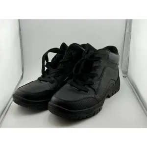 NIB New in‎ Box Dr Scholl's &quot;Charge&quot; Black Work Boots Slip and Oil Resistant 11W