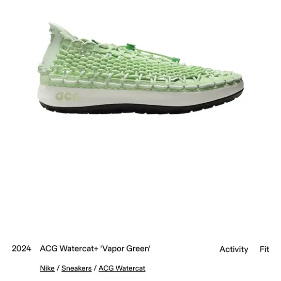 Nike ACG Watercat Vapor Green Shoes