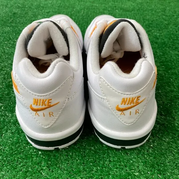 Nike Air Cross Trainer 3 Low Mens Casual Shoes White Orange DZ5423-100 VNDS Sz 7