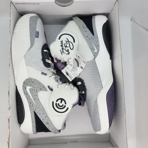 🤩NIKE AIR DELDON SUMMIT SZ 10 MEN'S SHOES WHITE-LIGHT SMOKE GREY DM4094-100 New