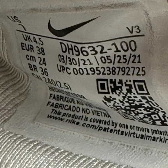 Nike Air Force 1 Low Pixel Shoes DH9632-100 Women’s Sz 7