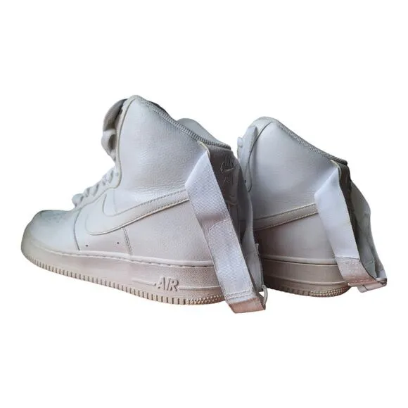 Nike Air Force 1 Mid 315123-111 Triple White Basketball Shoes Sneakers Size 11