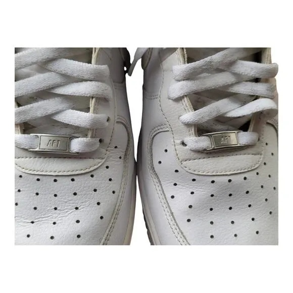 Nike Air Force 1 Mid 315123-111 Triple White Basketball Shoes Sneakers Size 11