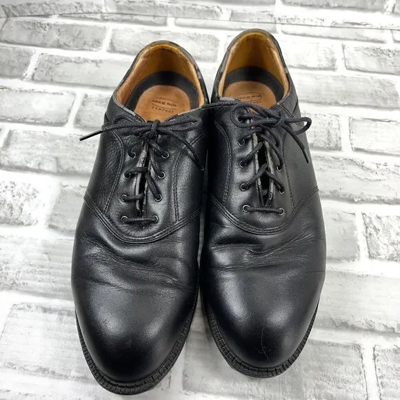 Nike Air Golf Kempshall Last Men's Size 9 Wide Black Leather Golf Shoes