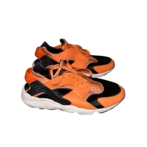 Nike Air Huarache Hot Curry Orange And Black Low Top Athletic Shoes Men's 12
