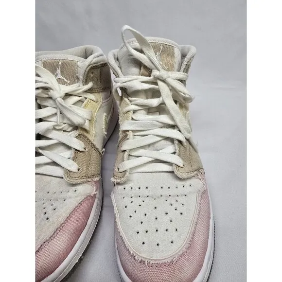 Nike Air Jordan 1 Mid Pastel Grind - Size 5.5 Youth