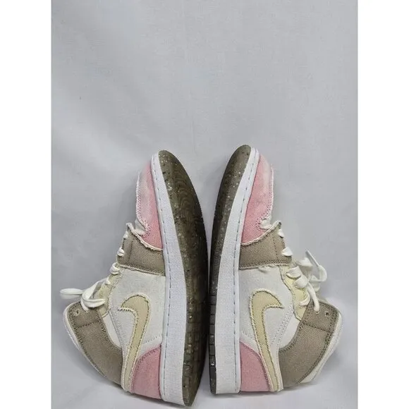 Nike Air Jordan 1 Mid Pastel Grind - Size 5.5 Youth