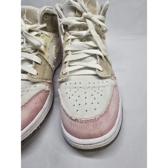 Nike Air Jordan 1 Mid Pastel Grind - Size 5.5 Youth