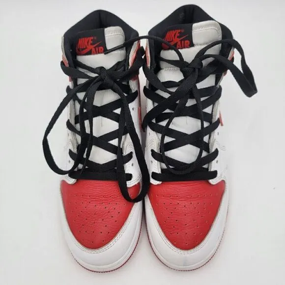 Nike Air Jordan 1 Retro High OG Heritage Sneakers 575441-161 Sz 6.5Y Womens Sz 8