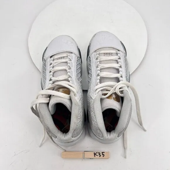 Nike Air Jordan 38 FIBA World Cup Kids Sz 5.5Y FN8277 100 White Basketball Shoes