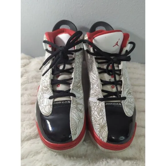 Nike Air Jordan DUB Zero ‎ DV1360-160 Size 6Y White/ True Red /Black