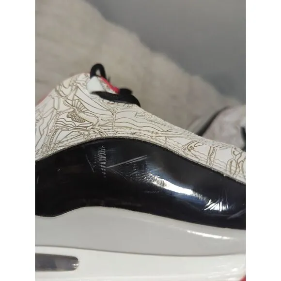 Nike Air Jordan DUB Zero ‎ DV1360-160 Size 6Y White/ True Red /Black