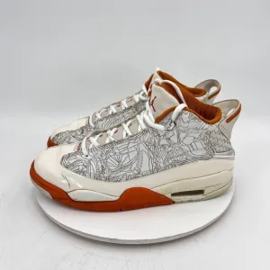 Nike Air Jordan Dub-Zero Men Size 11 311046-111 Ceramic White Orange Shoes