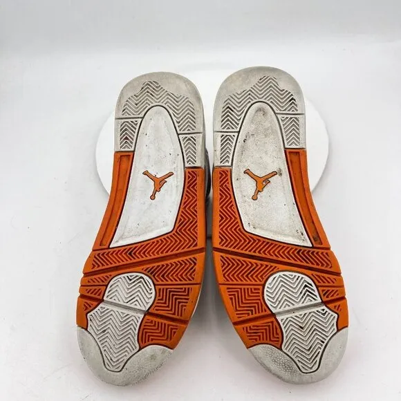 Nike Air Jordan Dub-Zero Men Size 11 311046-111 Ceramic White Orange Shoes