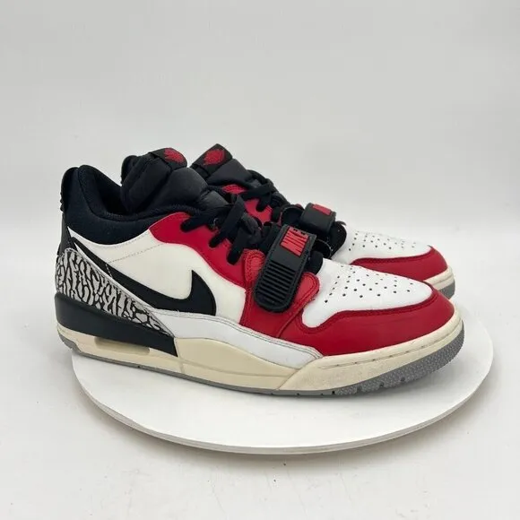 Nike Air Jordan Legacy 312 Chicago Men Sz 10.5 CD7069-106 White Red Black Shoes