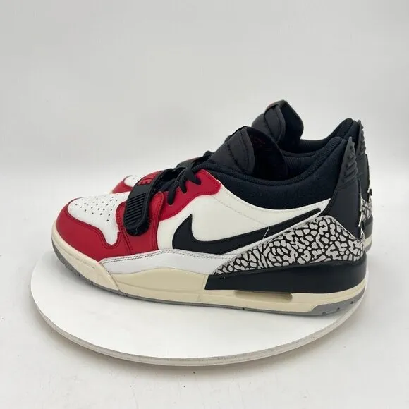 Nike Air Jordan Legacy 312 Chicago Men Sz 10.5 CD7069-106 White Red Black Shoes