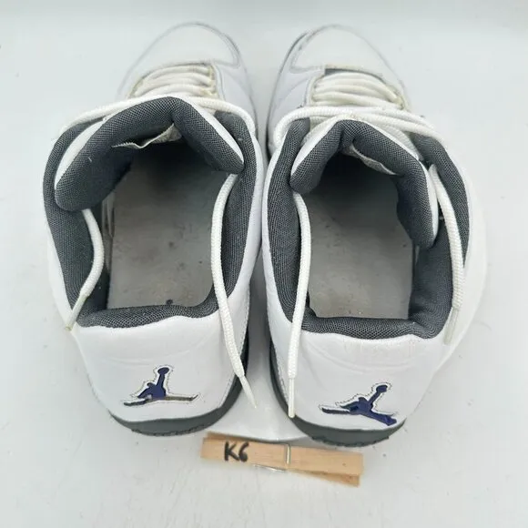 Nike Air Jordan Men Size 13 313534-105 White Silver Black Basketball Shoes