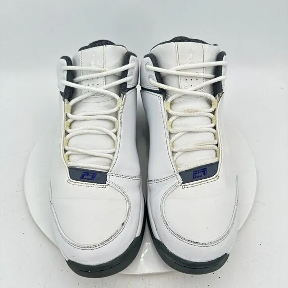 Nike Air Jordan Men Size 13 313534-105 White Silver Black Basketball Shoes