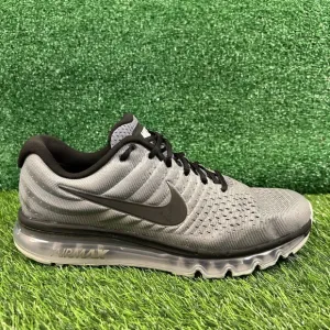 Nike Air‎ Max 2017 Mens 11 Gray Black Shoes Sneaker Athletic Running Training
