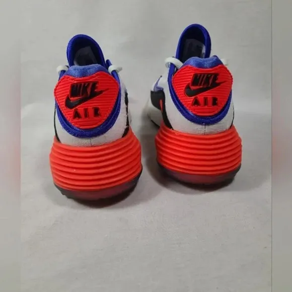 Nike Air Max 2090 EOI Summit White/Racer Blue size 5.5 youth