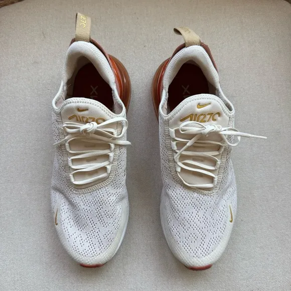 Nike Air Max 270 Cream Terra Blush Biege Brown Gold Khaki Running Shoes 9.5