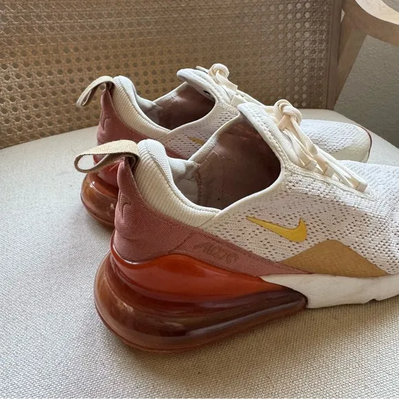 Nike Air Max 270 Cream Terra Blush Biege Brown Gold Khaki Running Shoes 9.5