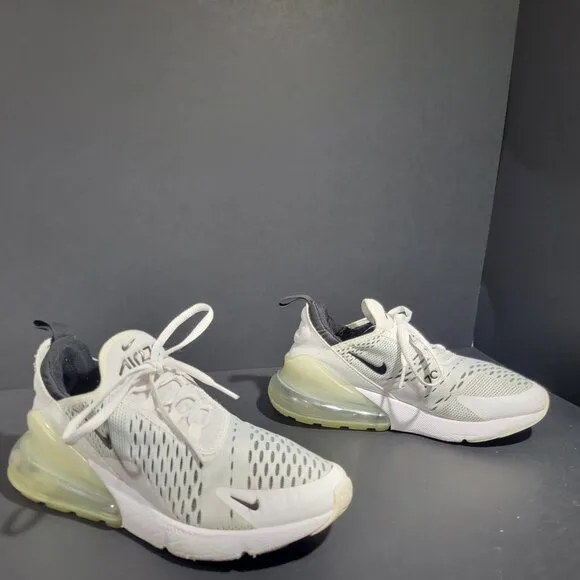 Nike Air Max 270 Women's Size EU 37 US 6.5 Synthetic White Running Sneaker Shoes