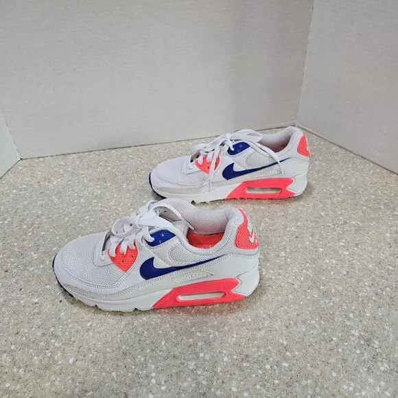 Nike Air Max 90 Ultramarine Athletic Running Shoes - CT1039 100 Women's Size 7.5