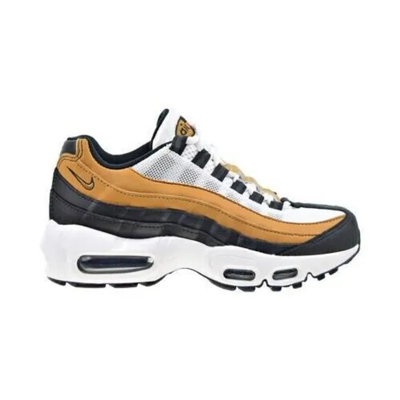 Nike Air Max 95 Recraft (GS) Big Kids' Shoes Black Wheat White NIB Sz 7 Youth‎