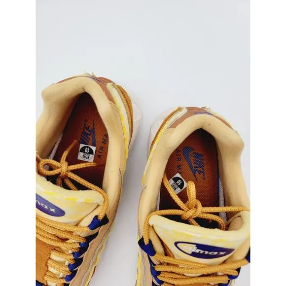 Nike Air Max 95 SE Twine Tawny Royal Blue Sail Mens Size 10 CU1560-700 Rare Shoe