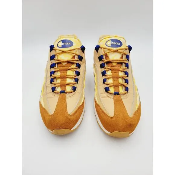 Nike Air Max 95 SE Twine Tawny Royal Blue Sail Mens Size 10 CU1560-700 Rare Shoe