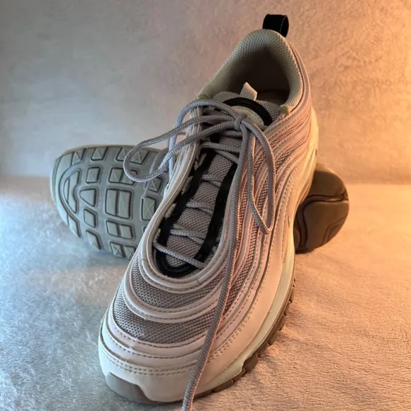 Nike Air Max 97 Women's Sneakers Pale Pink Violet Ash Running Shoes Size 9