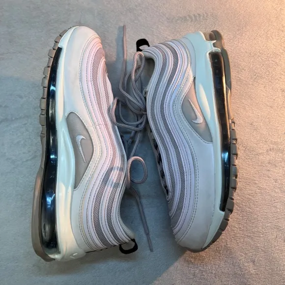 Nike Air Max 97 Women's Sneakers Pale Pink Violet Ash Running Shoes Size 9