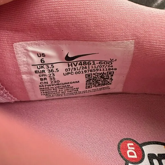 ❤️❤️Nike Air Max Dn Low Size 6 Women's Running Shoes Pink HV4861-600 New