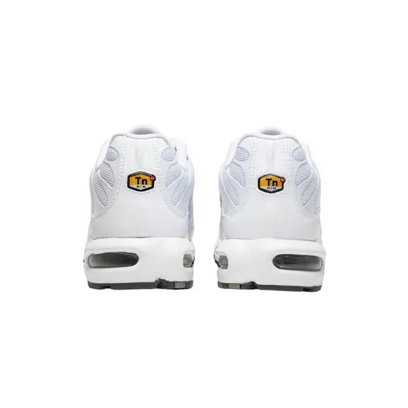 Nike Air Max Plus White Black Cool Grey Mens Running Shoes 604133 139 (NEW)