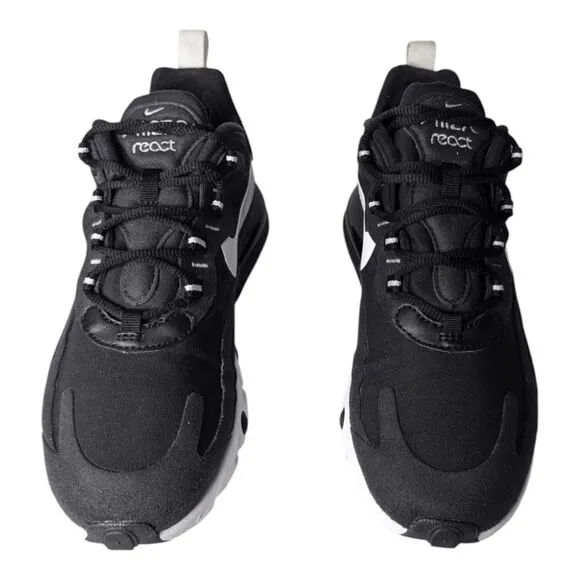 NIKE Air Max React 'Black/White' Running Shoes Size 7.5
