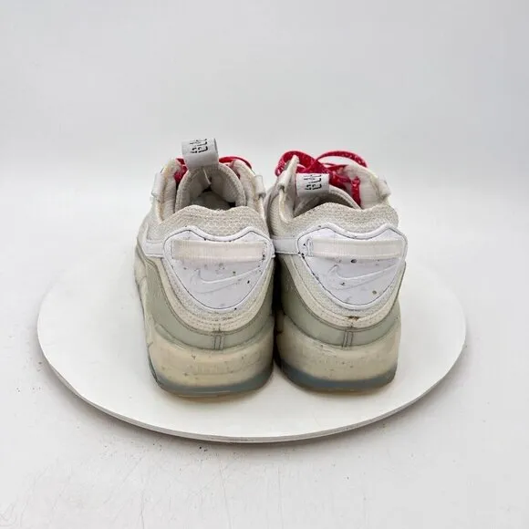 Nike Air Max Terrascape 90 Men Size 9 DQ3987-101 Triple White Red Training Shoe