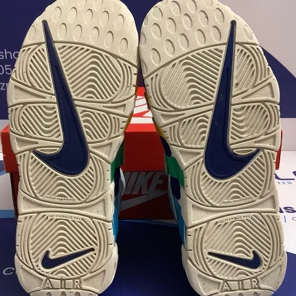 Nike Air More Uptempo Kaleidoscope Kids Size 3y