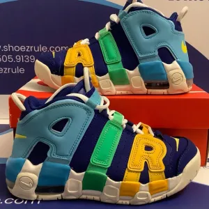 Nike Air More Uptempo Kaleidoscope Kids Size 3y