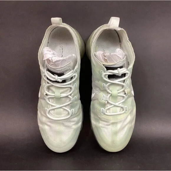 Nike Air VaporMax 2019 -Men's 6.5 -Barely Grey -Sea Foam Green -Shoes AR6631-005