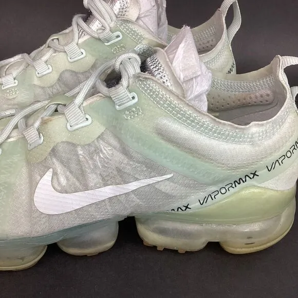 Nike Air VaporMax 2019 -Men's 6.5 -Barely Grey -Sea Foam Green -Shoes AR6631-005