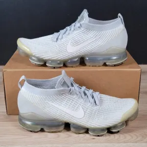 Nike Air Vapormax Flyknit 3 Shoes Mens Size 11 Platinum Running AJ6900-102
